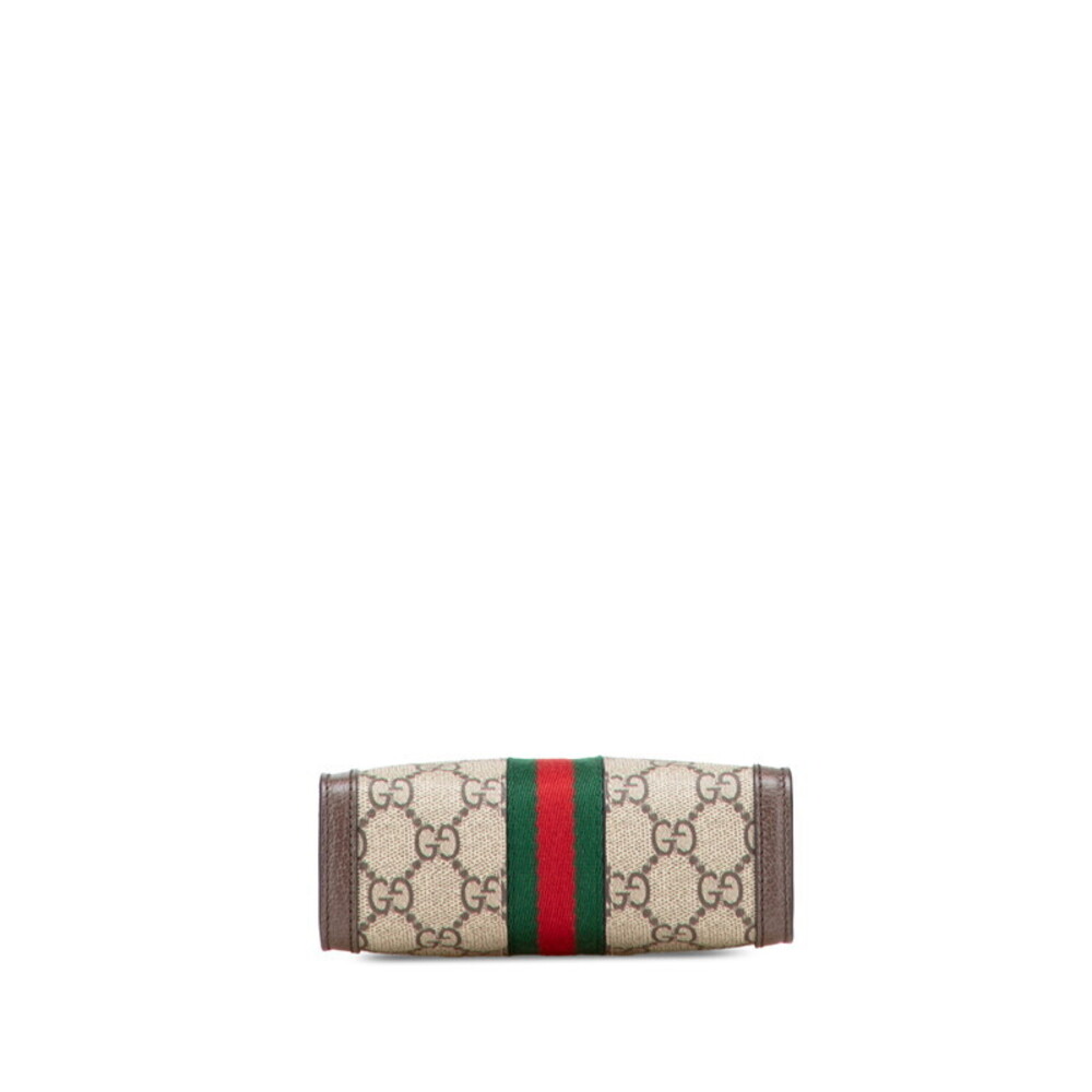 Gucci Leather Beige GG Brown Supreme Bag Shoulder Ophidia - Picture 3 of 8